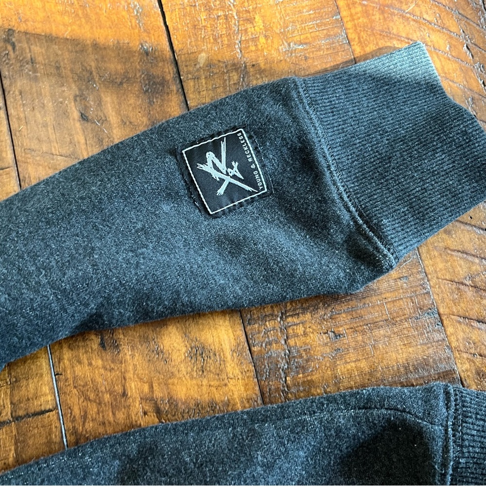 Young & Reckless Dark Gray Crewneck Sweater - Picture 5 of 5